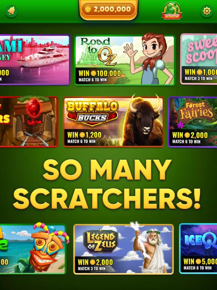 Capturas de tela do Lucky Scratch- iPad 