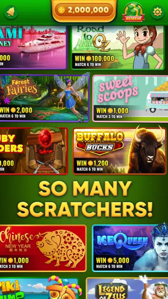 Capturas de tela do Lucky Scratch-