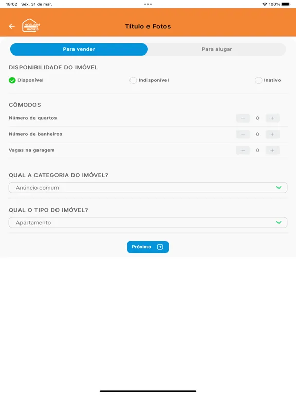 Acelera Imóveis iPad 应用截图