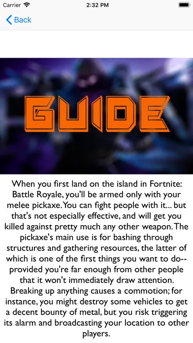 Capturas de tela do Quiz & Guide For Fortnite