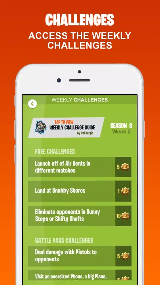Tangkapan layar Fortnite Companion & Quiz
