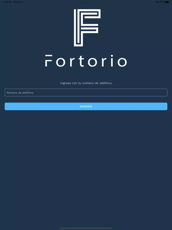 Tangkapan layar Fortorio iPad 