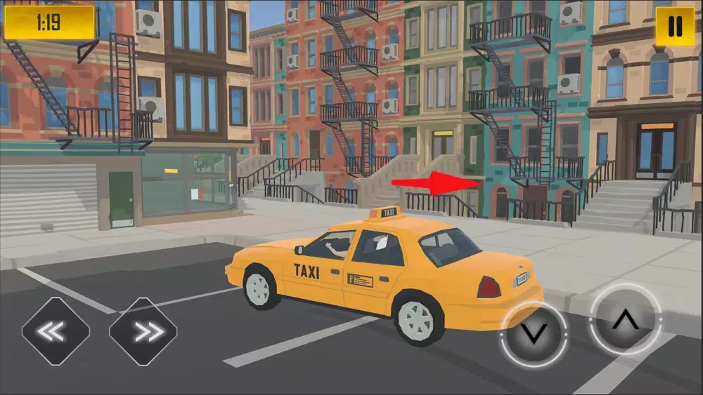 Screenshot di Real Town Taxi Simulator