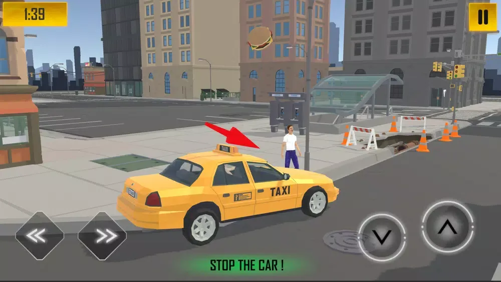 Screenshot di Real Town Taxi Simulator