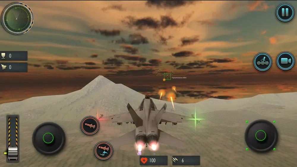 Tangkapan skrin Fighter Jet Plane Simulator