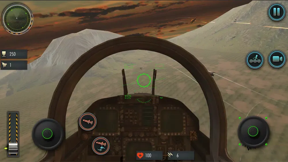 Tangkapan skrin Fighter Jet Plane Simulator