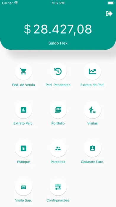 Tangkapan layar Força de Vendas Digital