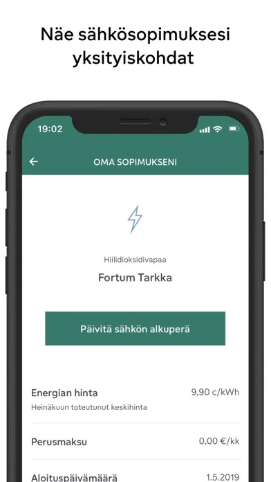 Oma Fortum Screenshots