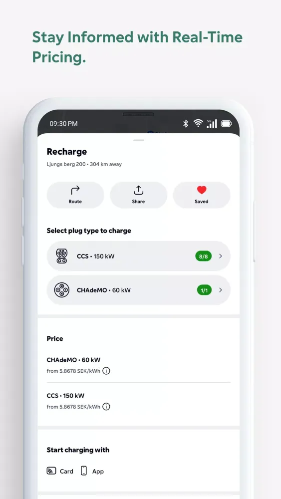 Fortum Charge & Drive Norway Screenshots