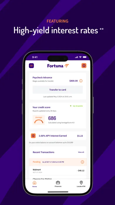 Capturas de pantalla de Fortuna: Digital Bank