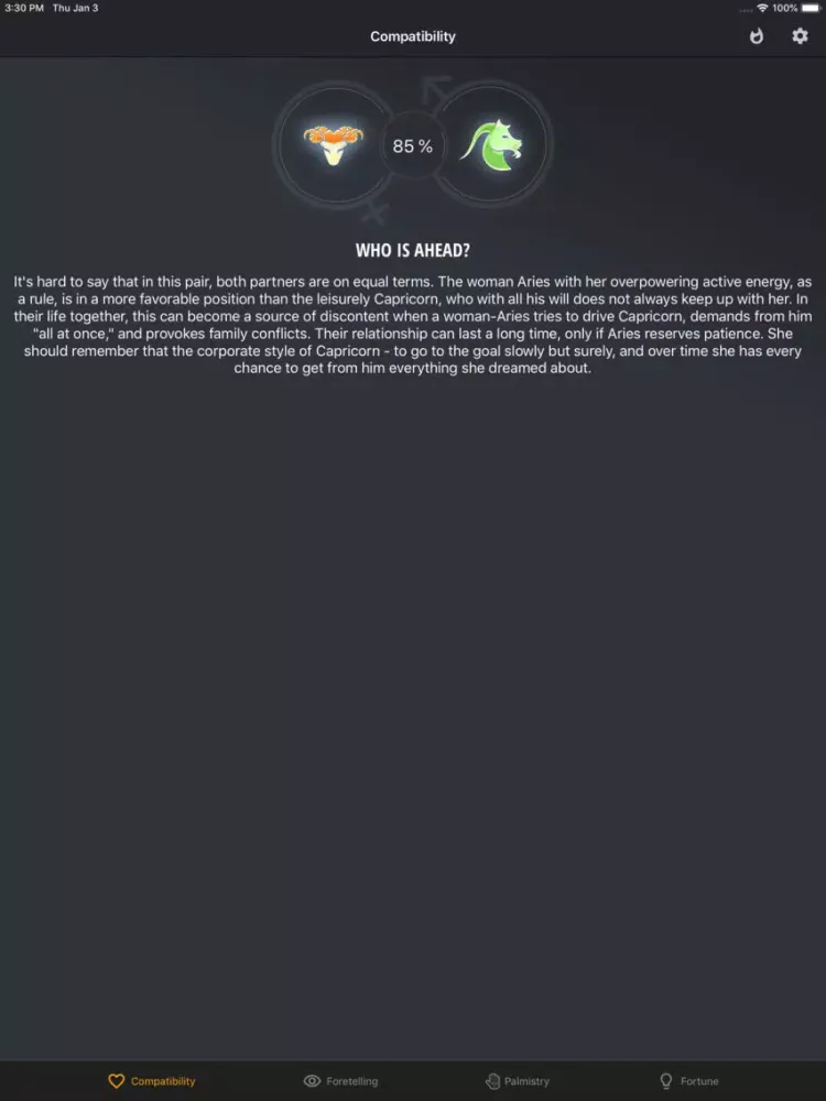 Capturas de tela do Fortune teller and palmistry iPad 
