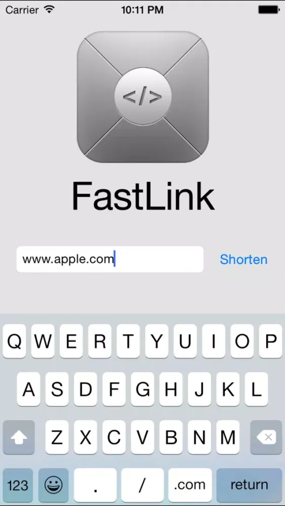 Tangkapan layar FastLink