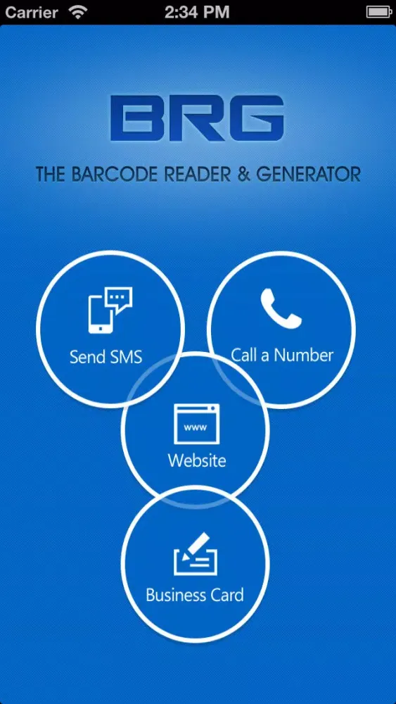 Zrzuty ekranu BRG - Barcode Reader & Generator