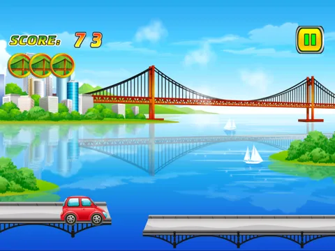 Car Bridge Jump iPad Screenshots