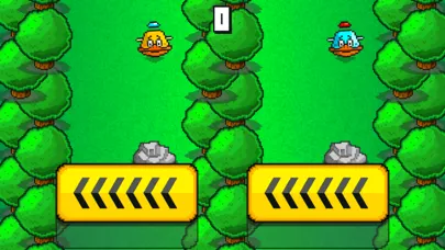 Zrzuty ekranu Flappy Downhill Racing - Race 2 Bird At The Same Time