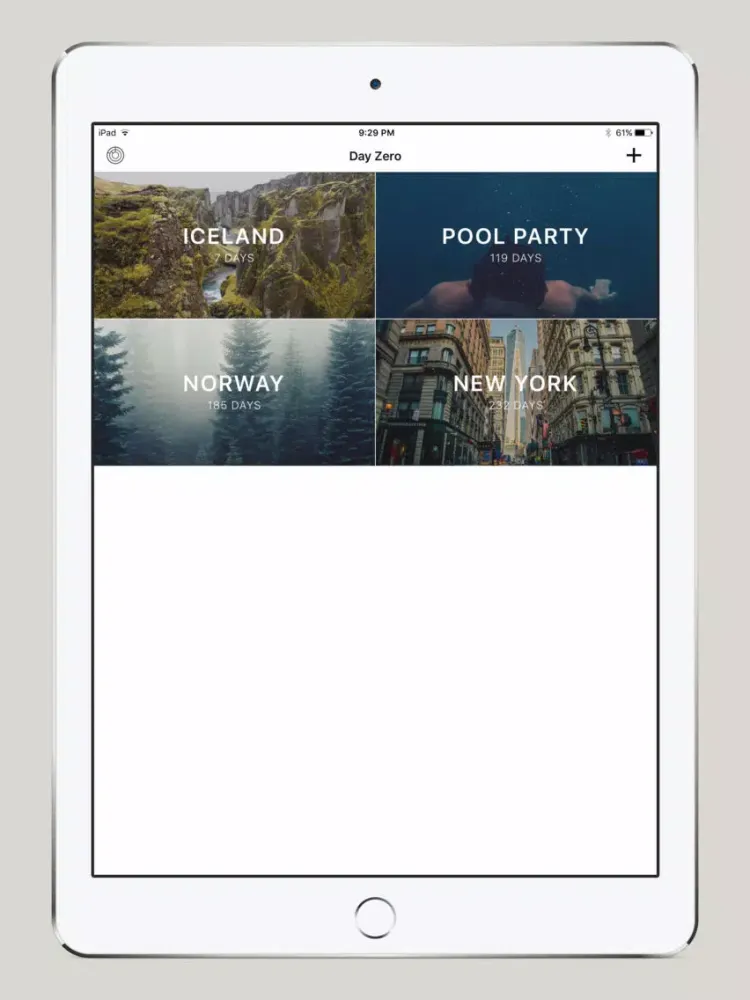 Captures d'écran de Day Zero – Countdown to Events iPad 