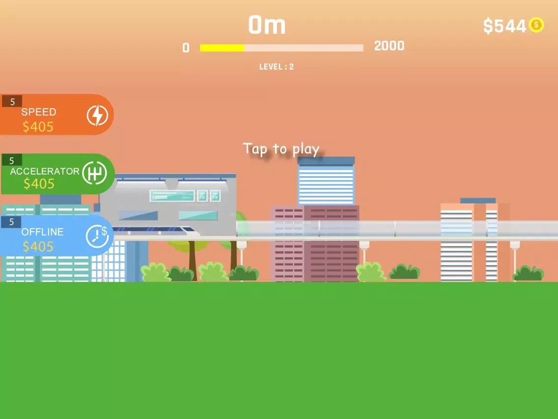 Tangkapan skrin Hyperrloop test iPad 