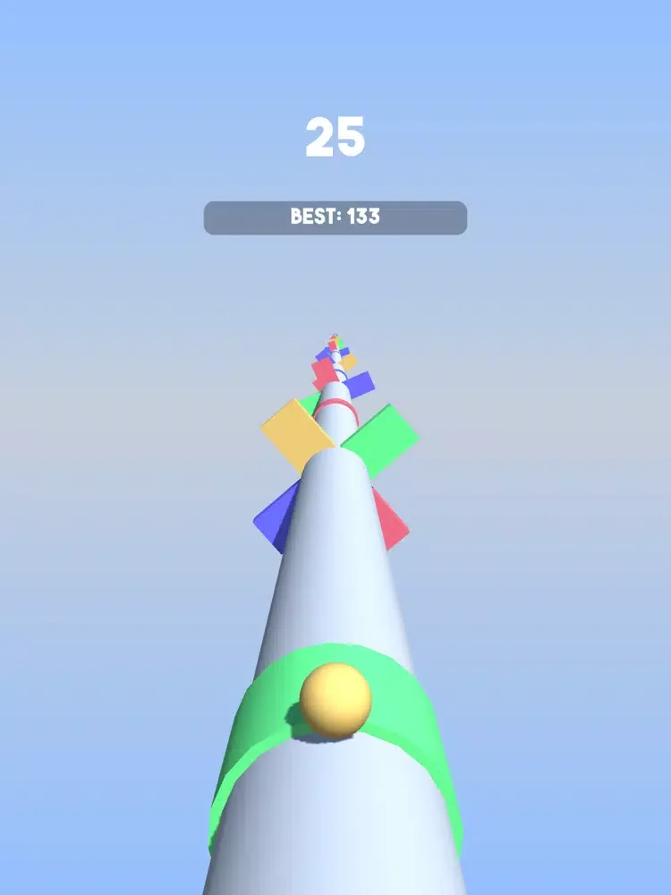 Helix Ball - Color Road 3D iPad  スクリーンショット