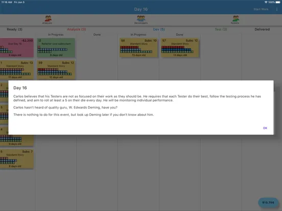 Kanban Simulator iPad  スクリーンショット