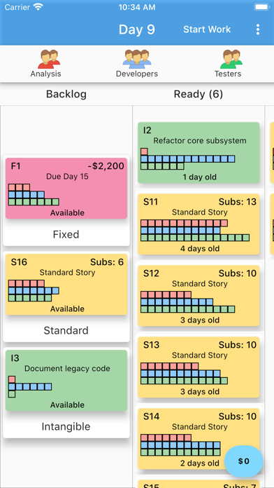 Kanban Simulator スクリーンショット