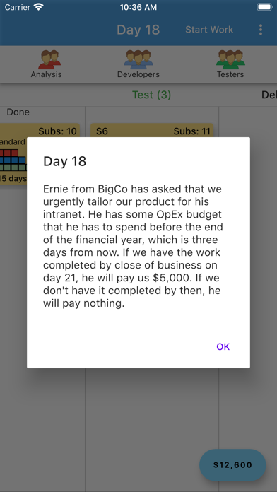 Kanban Simulator スクリーンショット