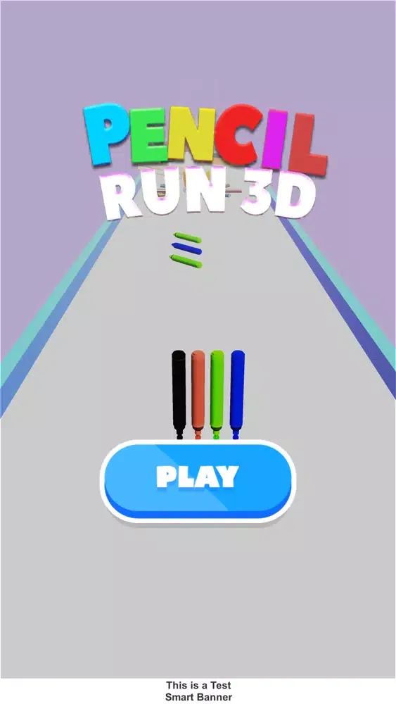 ภาพหน้าจอของ Pencil Run 3D : Colorful Lines