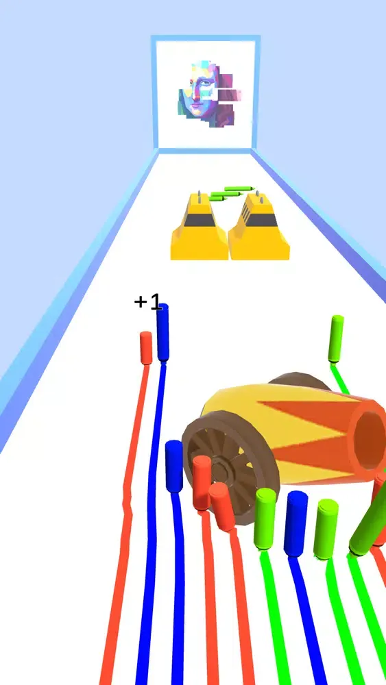 ภาพหน้าจอของ Pencil Run 3D : Colorful Lines