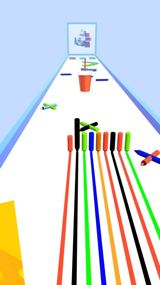 ภาพหน้าจอของ Pencil Run 3D : Colorful Lines