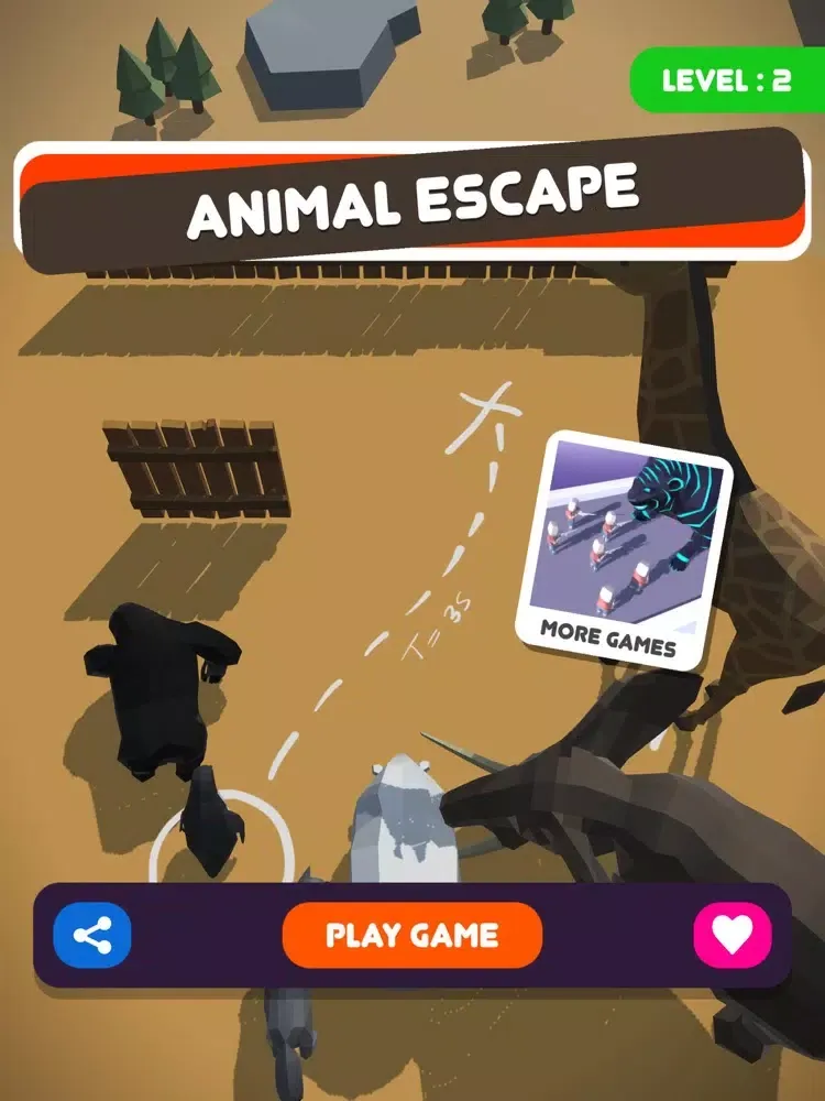 Zrzuty ekranu Animal Escape : Drawing Puzzle iPad 