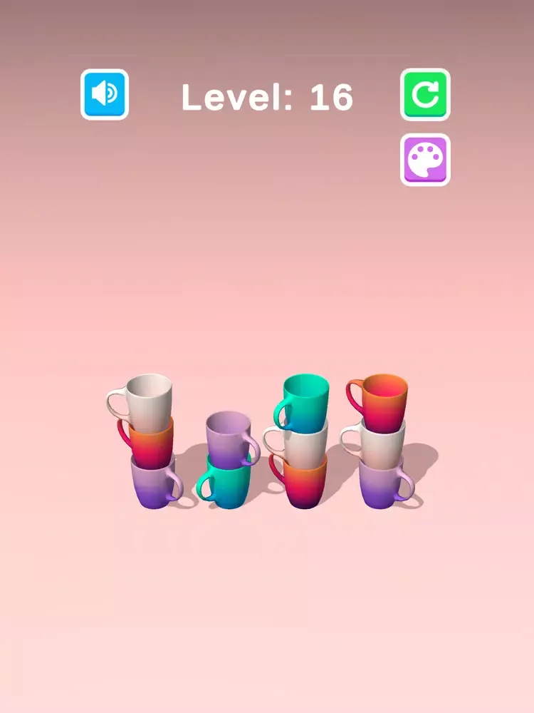 Color Sort Puzzle 3D : Stack iPad 应用截图