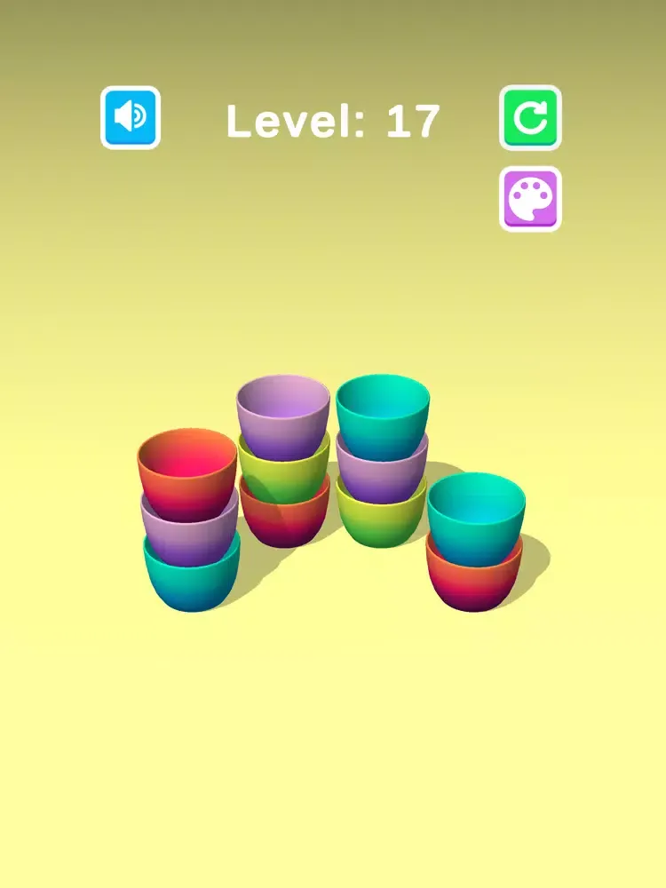 Color Sort Puzzle 3D : Stack iPad 应用截图