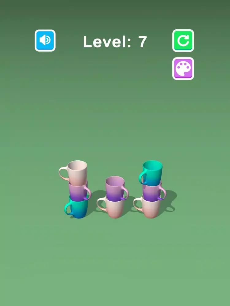 Color Sort Puzzle 3D : Stack iPad 应用截图