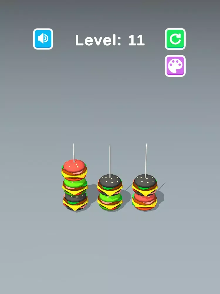 Color Sort Puzzle 3D : Stack iPad 应用截图