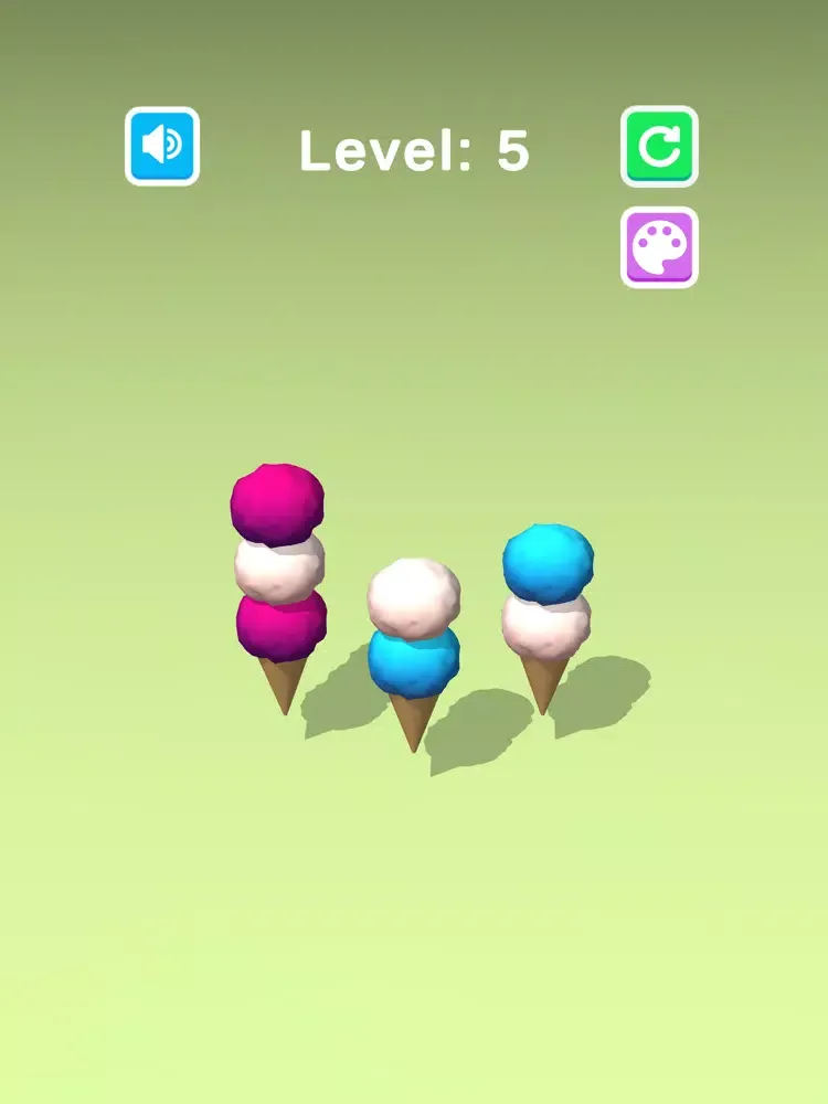 Color Sort Puzzle 3D : Stack iPad 应用截图