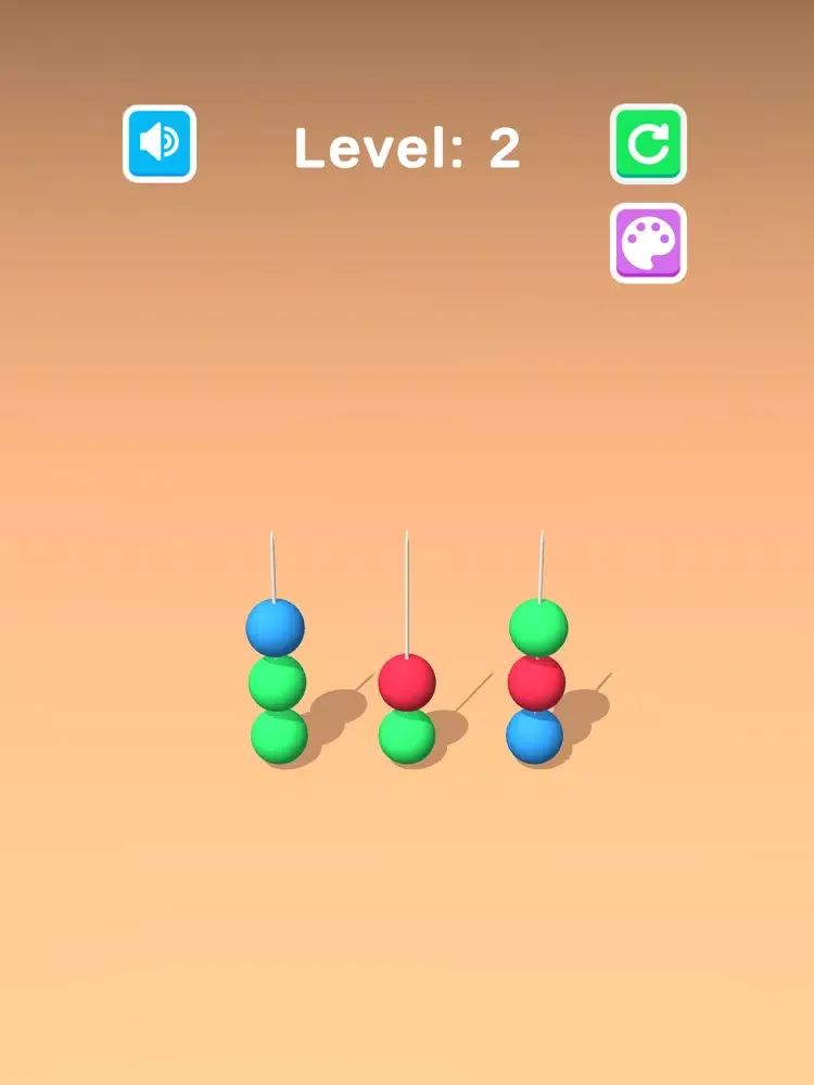 Color Sort Puzzle 3D : Stack iPad 应用截图