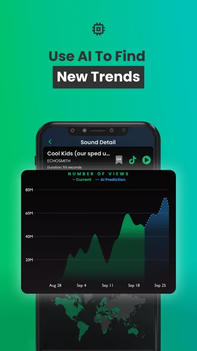 ภาพหน้าจอของ TrendTok Analytics & Tracker