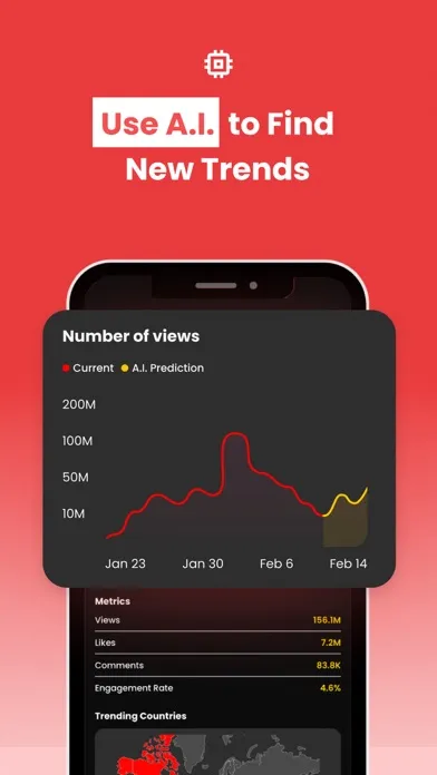 ภาพหน้าจอของ YTrends: Shorts & Vid Trends