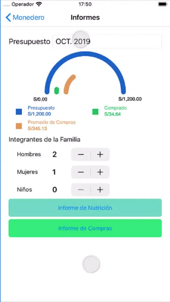 Monedero App スクリーンショット