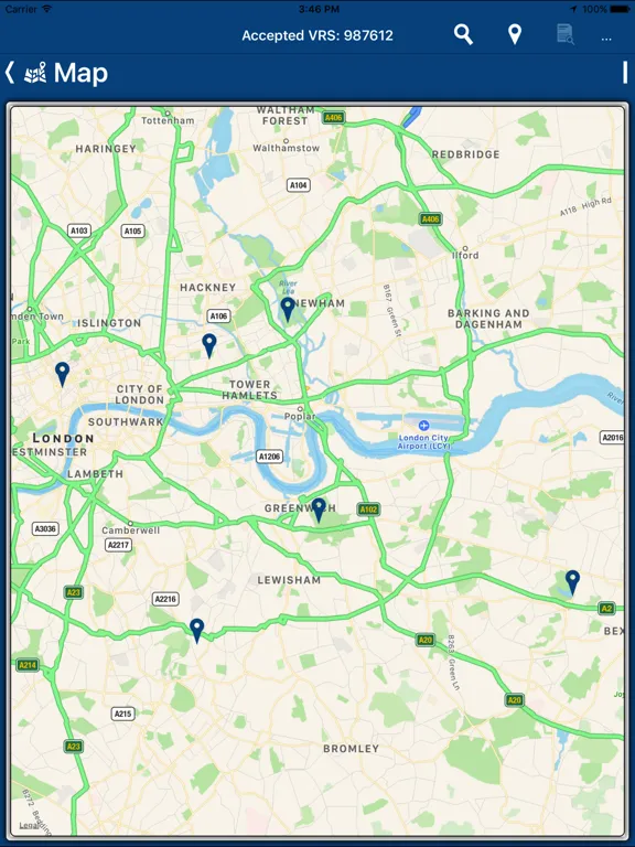 InCab for ForwardOffice iPad  Screenshots