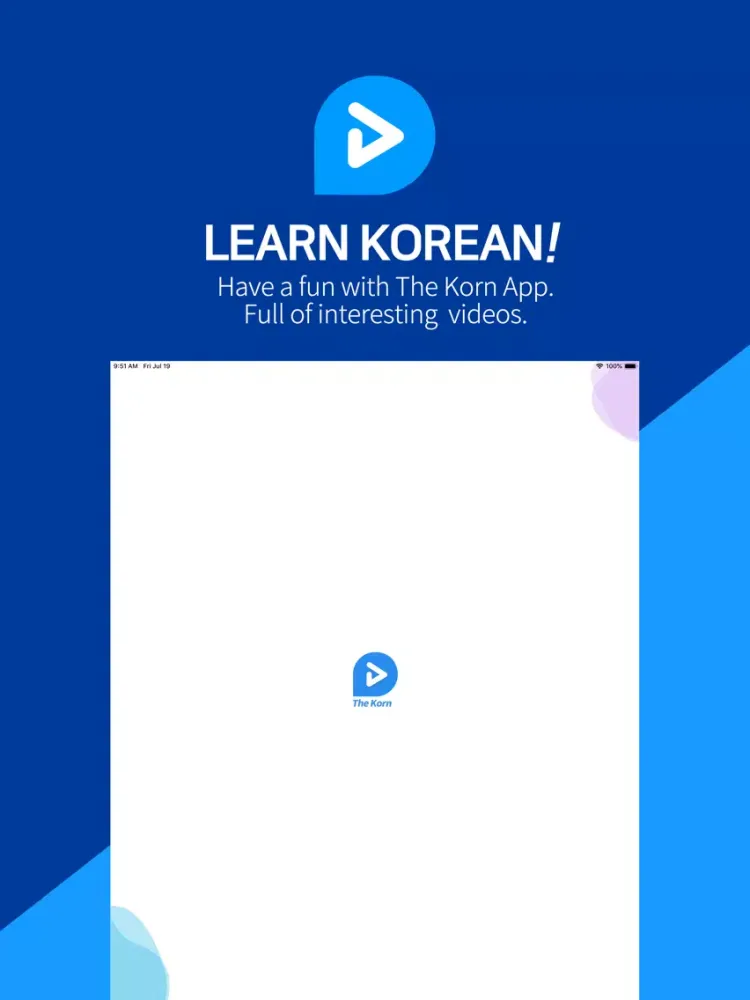 Learn Korean - The Korn iPad  स्क्रीनशॉट