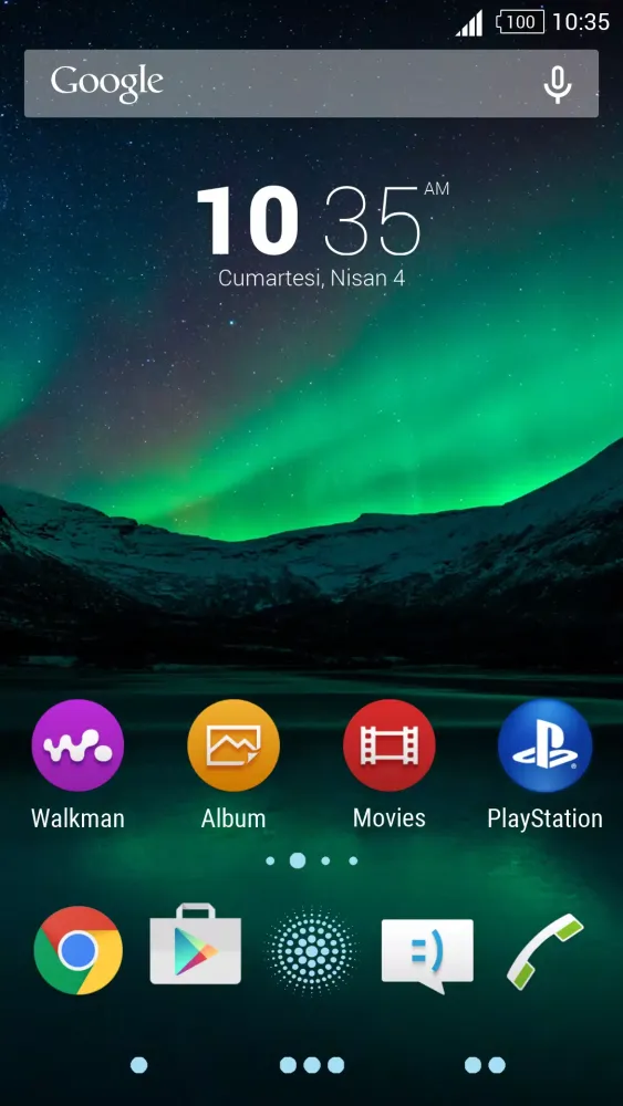 For Xperia Theme Aurora Screenshots