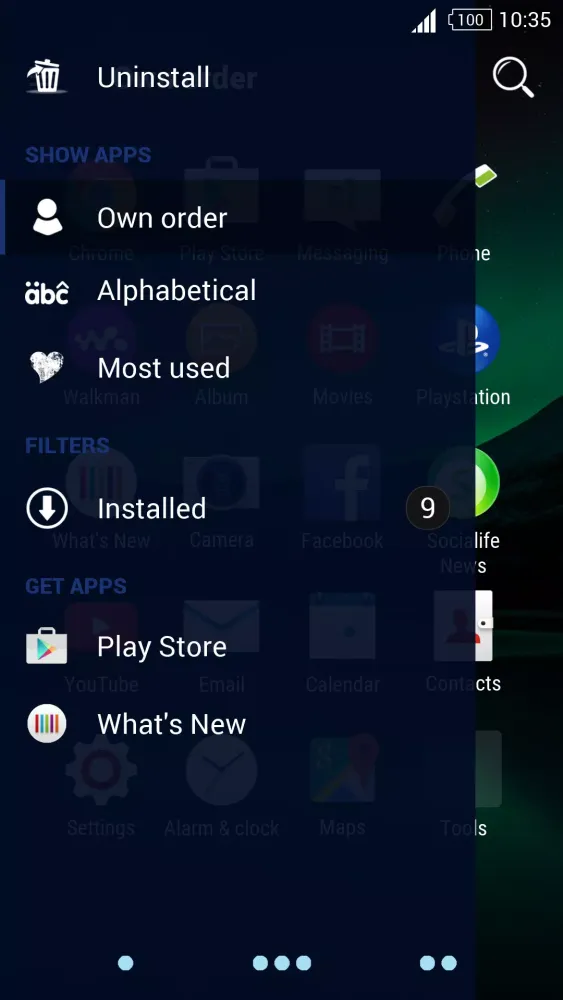 For Xperia Theme Aurora Screenshots