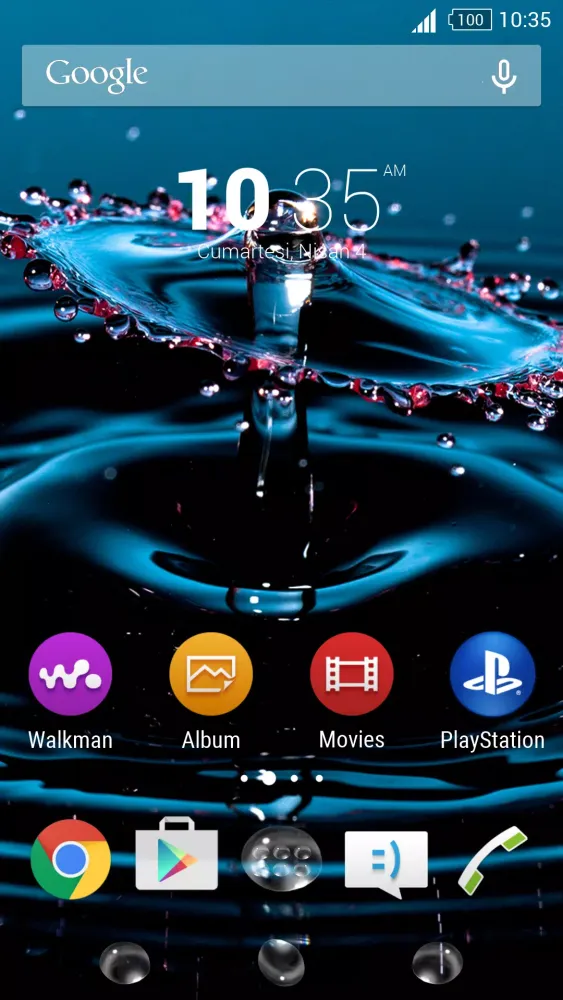 Capturas de pantalla de For Xperia Theme Drop