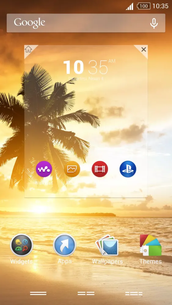 For Xperia Theme Sunset应用截图