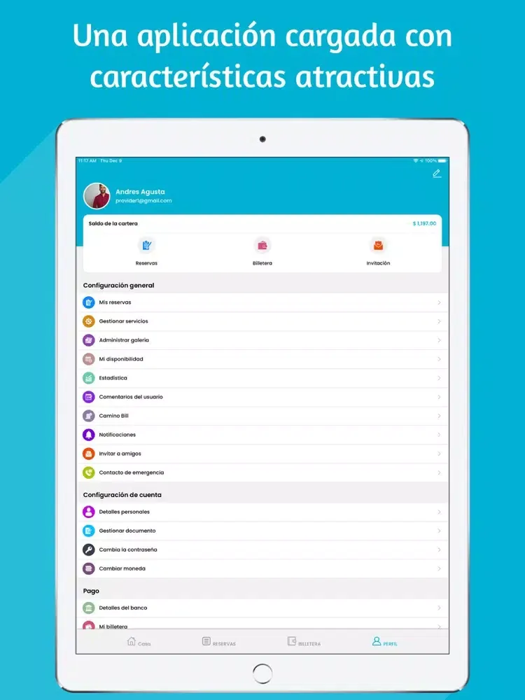 Screenshot di FORY Expertos iPad 
