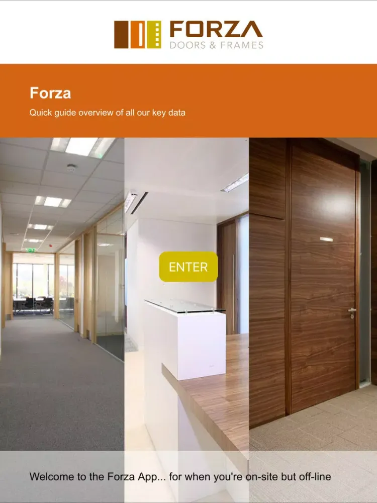 Tangkapan layar Forza Doors and Frames iPad 