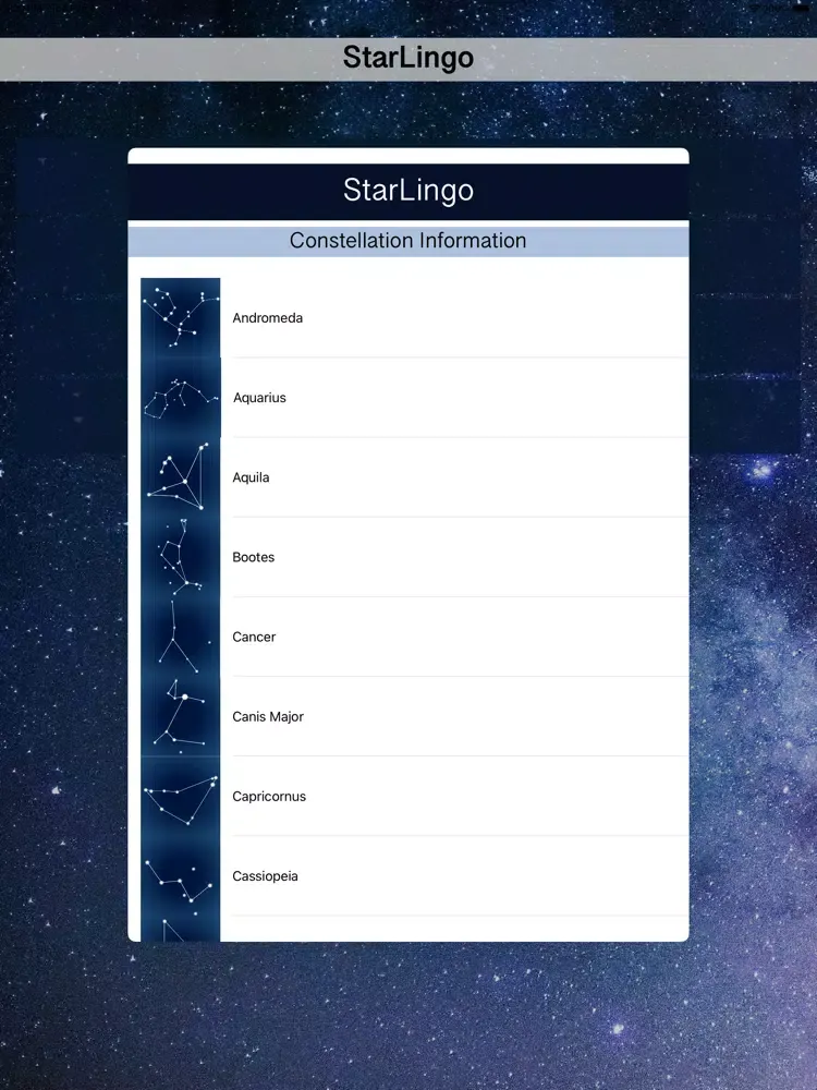 Screenshot di StarLingo iPad 