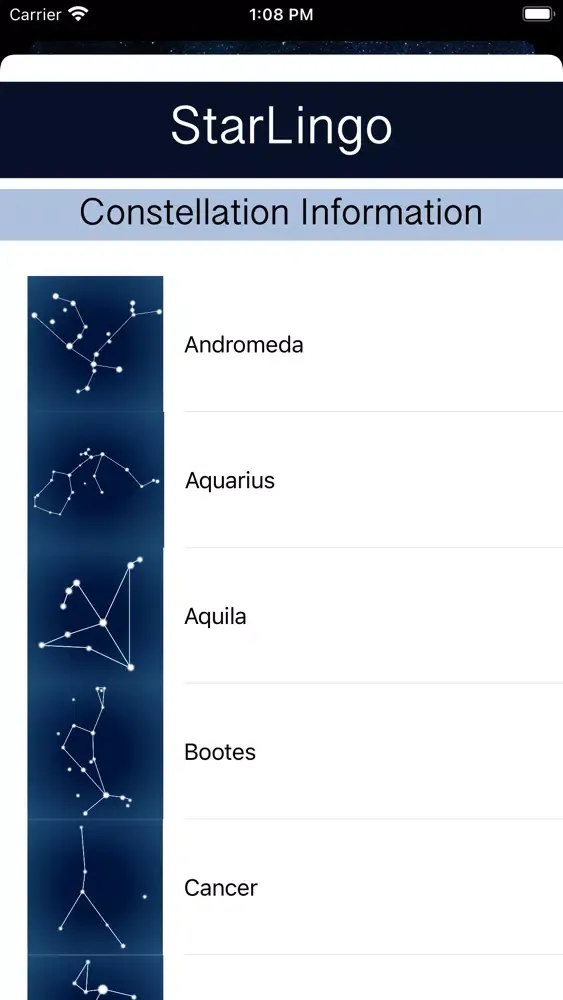 Screenshot di StarLingo