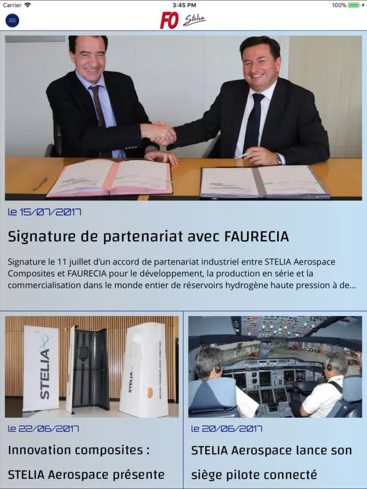 FO STELIA Rochefort iPad  Ekran Görüntüleri