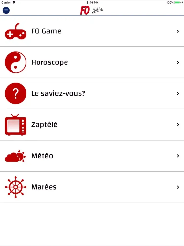 FO STELIA Rochefort iPad  Ekran Görüntüleri